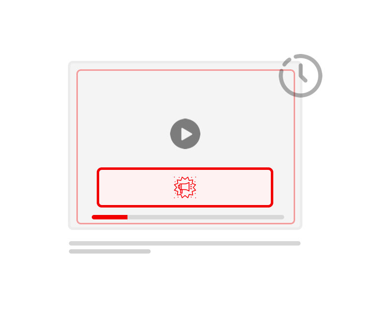 Non Skip In-Stream Ads